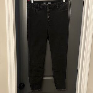 Old Navy Women's Black Roskstar Super Skinny Jeans